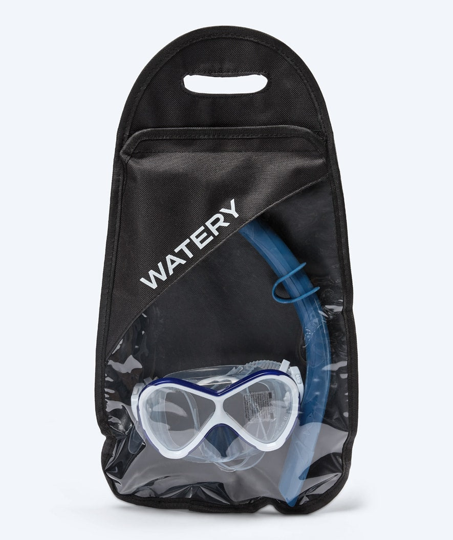 Watery snorkelbag - 2-Set PVC - Svart