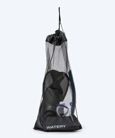Watery snorkelbag - 3-Set Mesh - Svart
