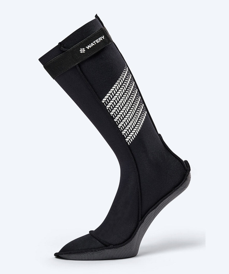 Watery neoprensokker til åpent vann - Calder Pro (2 mm) - Svart