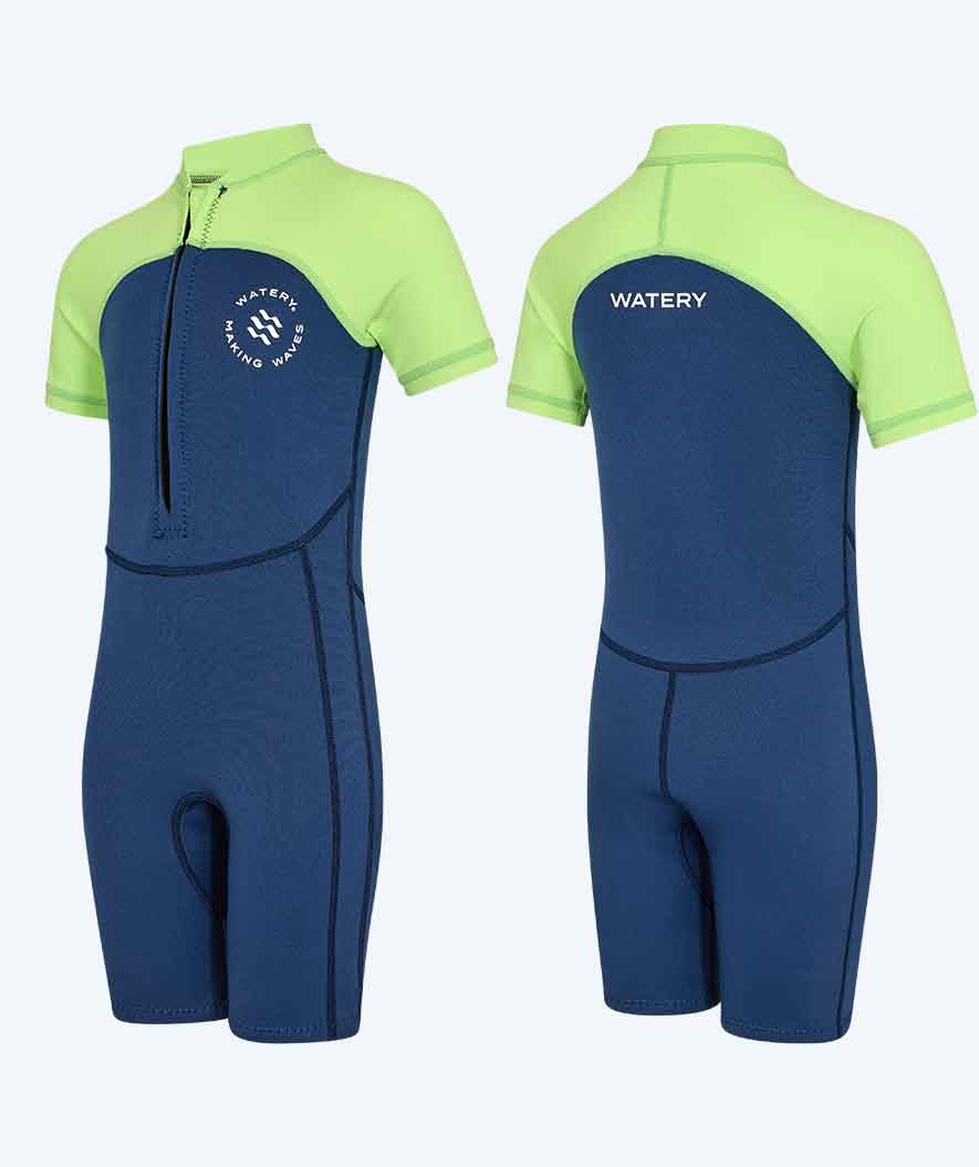 Watery UV-våtdrakt til barn - Calypso Shorty - Atlantic Green