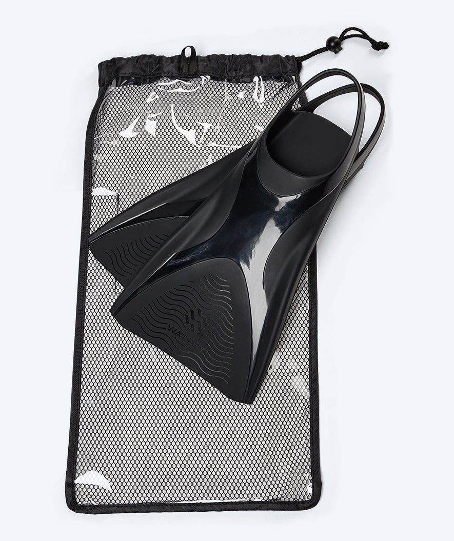 Watery svømmeføtter - Cardinal Powerfin Pro - Svart