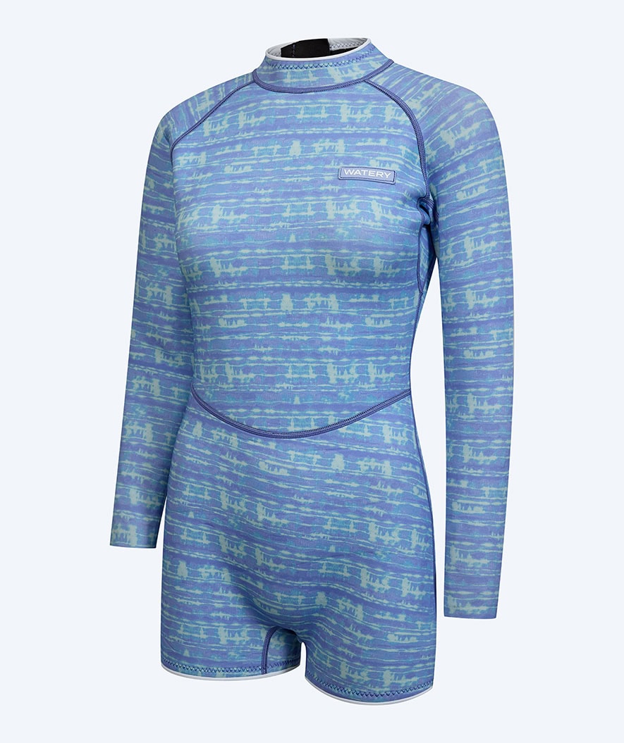 Watery neopren springsuit til damer - Catalina - Lyseblå