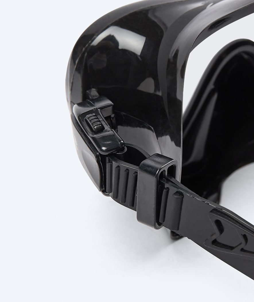 Watery Combo snorkelsett til voksne - Cliff - Svart