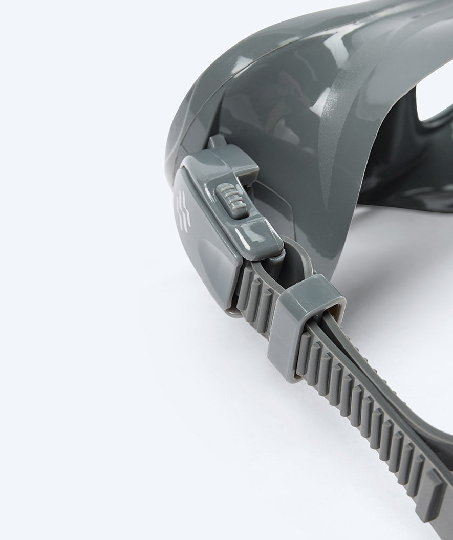 Watery dykkemaske til barn (4-12) - Cliff - Grå