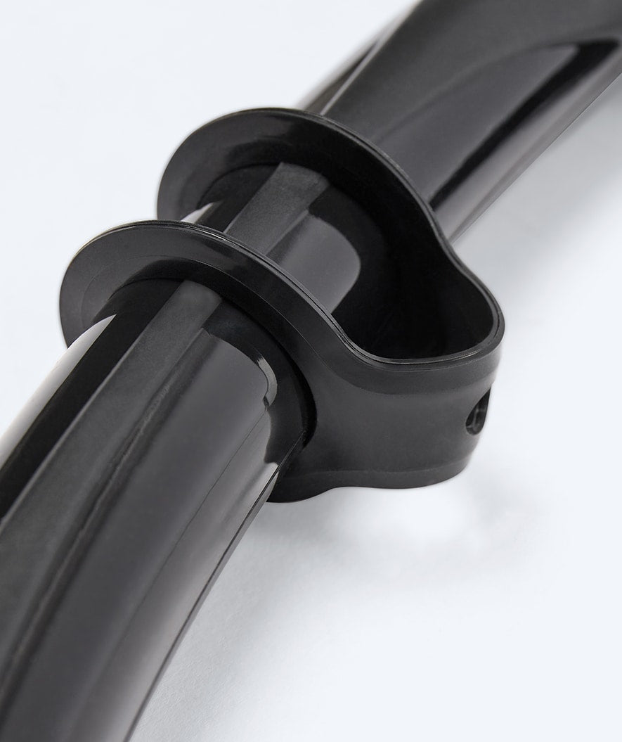 Watery snorkel til voksne (fra 12 år) - Cliff - Svart