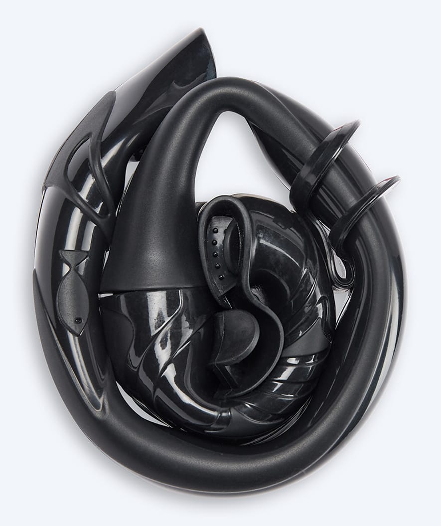 Watery snorkel til voksne (fra 12 år) - Cliff - Svart