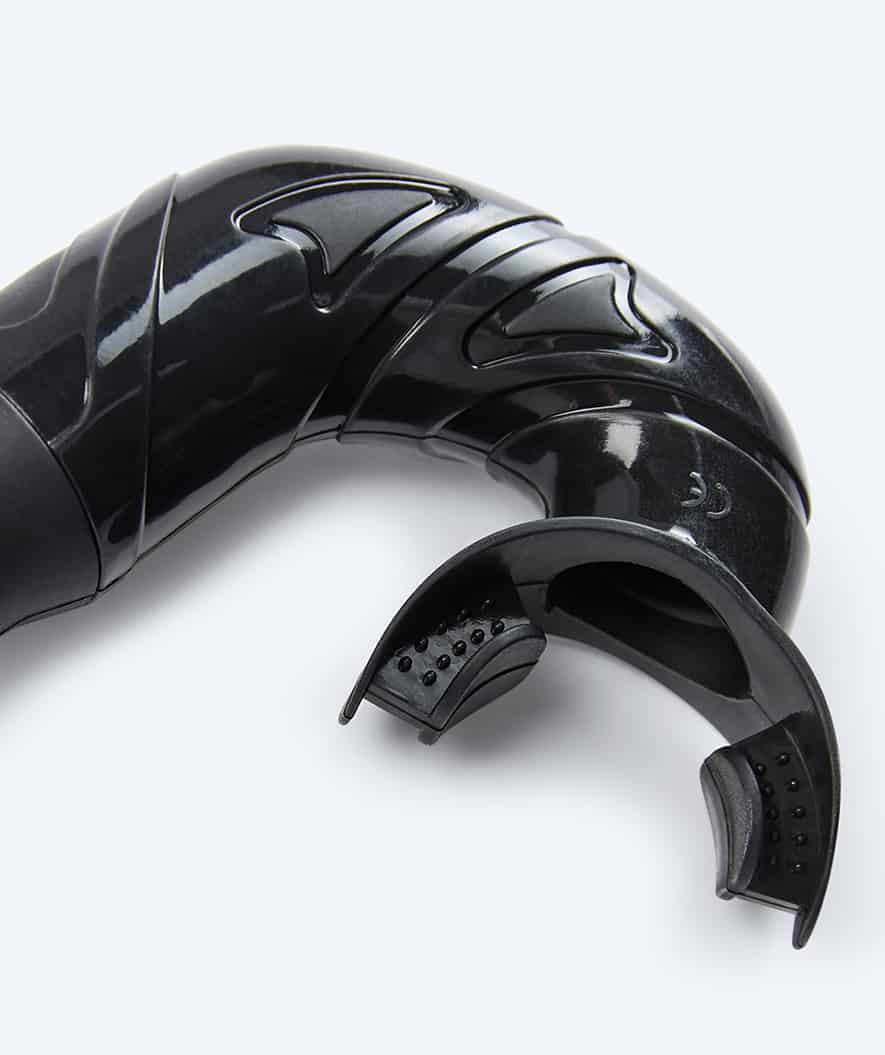 Watery snorkel til barn (4-12) - Cliff - Svart