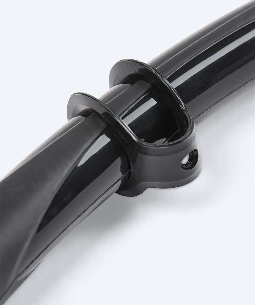 Watery snorkel til barn (4-12) - Cliff - Svart