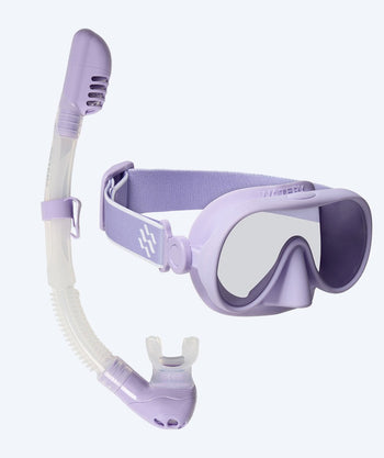 Watery Combo snorkelsett til barn (4-10) - Alton - Lilla