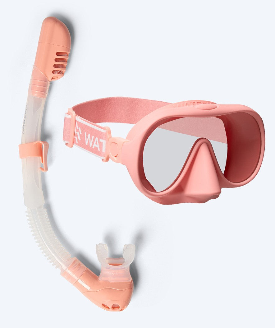 Watery Combo snorkelsett til barn (4-10) - Alton - Rosa