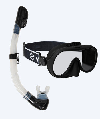 Watery Combo snorkelsett til barn (4-10) - Alton - Svart