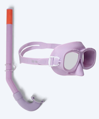 Watery Combo snorkelsett til barn (4-10) - Wyre - Lilla