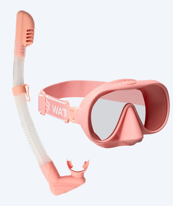 Watery Combo snorkelsett til voksne (fra 15 år) - Alton - Rosa