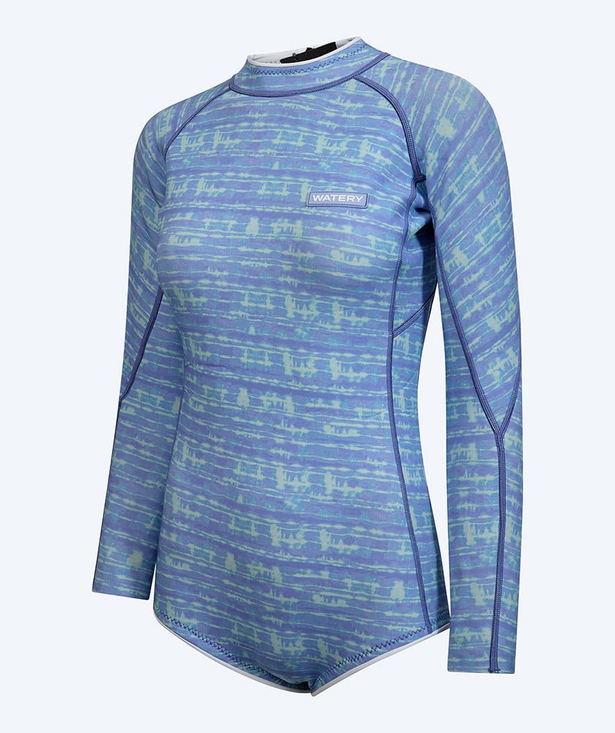 Watery neopren springsuit til damer - Crosswind Flex - Lyseblå