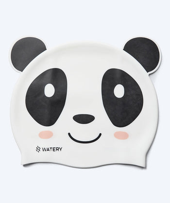 Watery badehette til barn - Dashers - Panda Bear (Hvit/svart)