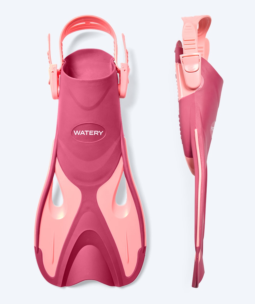 Watery korte svømmeføtter - Fisher - Rosa