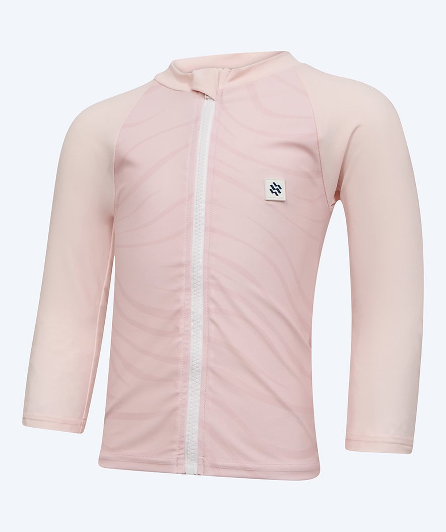 Watery UV-trøye til barn - Fjord Langermet Rashguard - Rosa