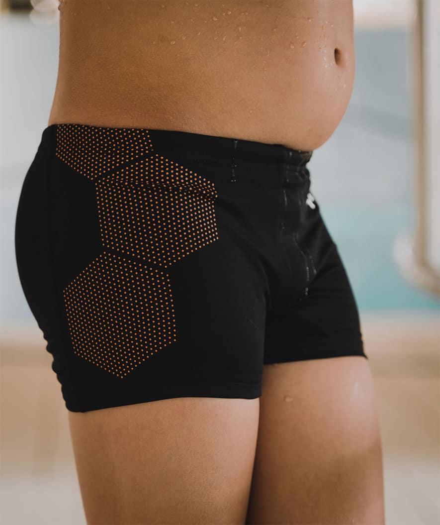 Watery aquashorts til gutter - Flaming Vegas Eco - Orange Corner