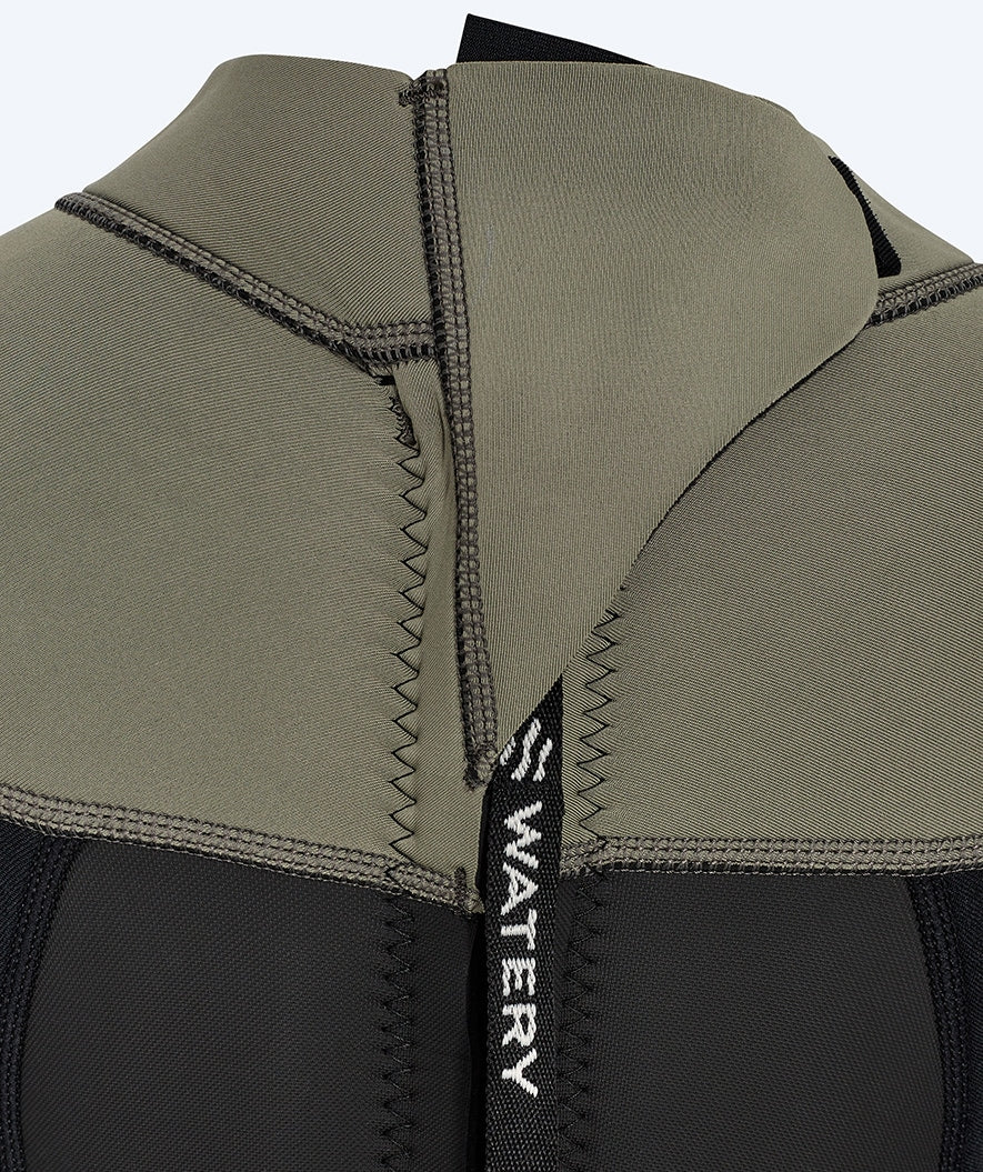 Watery våtdrakt til barn - Gecko (3mm) - Dust green