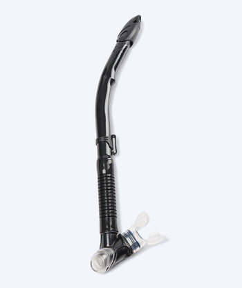 Watery semi-dry snorkel til voksne - Hudson - Svart