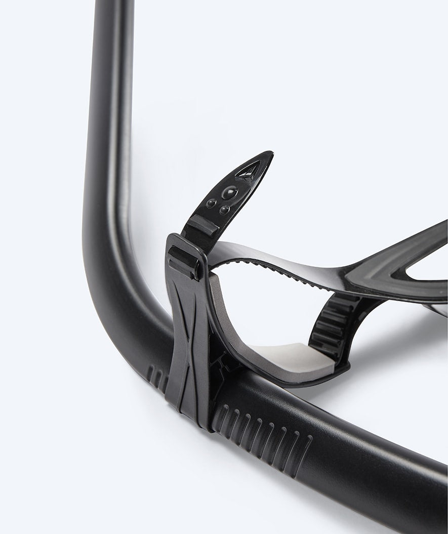 Watery centersnorkel til voksne (fra 16 år) - Hydrolite - Svart