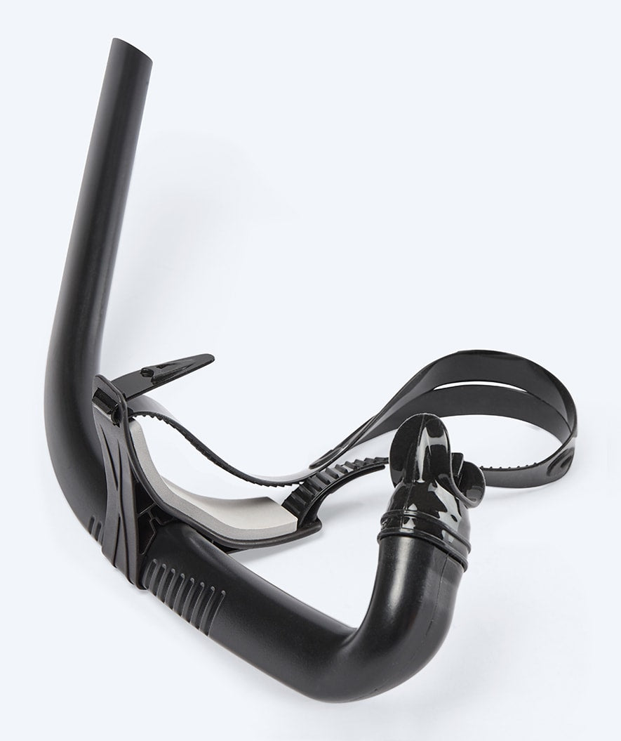 Watery centersnorkel til junior (10-16) - Hydrolite - Svart