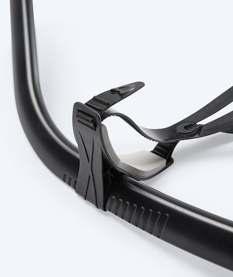 Watery centersnorkel til junior (10-16) - Hydrolite - Svart