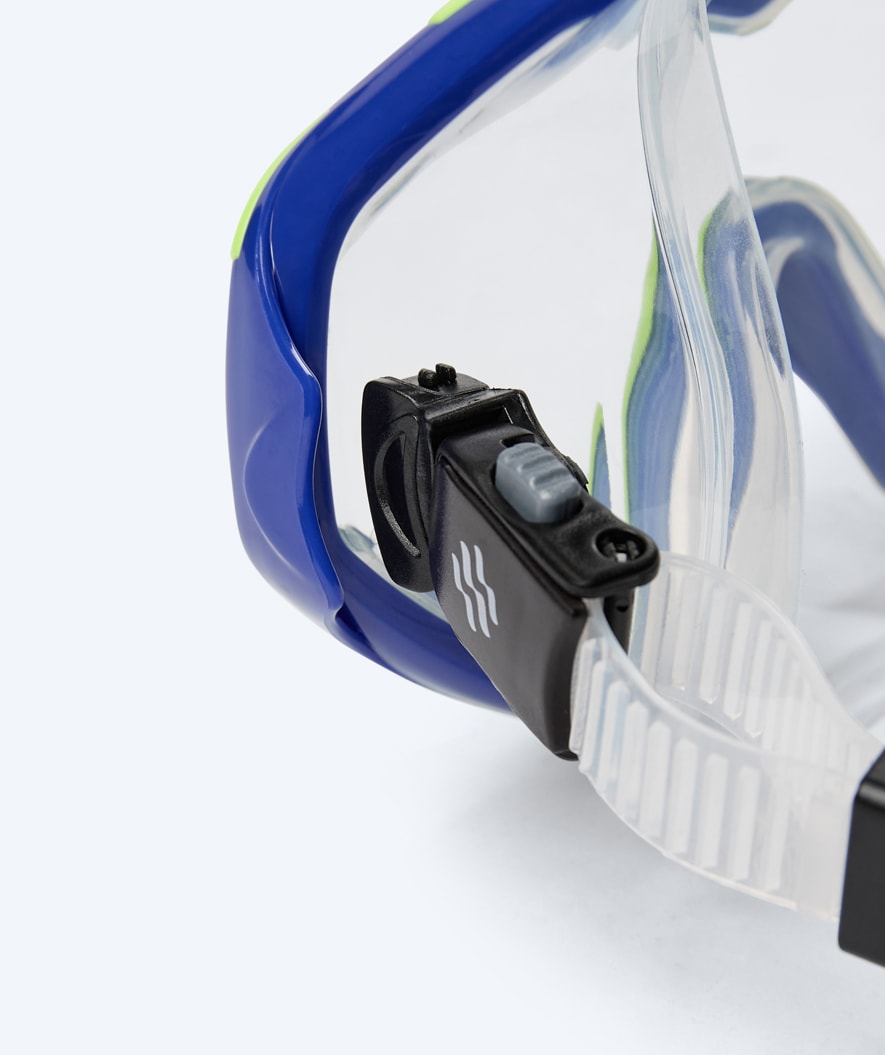 Watery Combo snorkelsett til voksne (fra 15 år) - Leach - Blå/gul