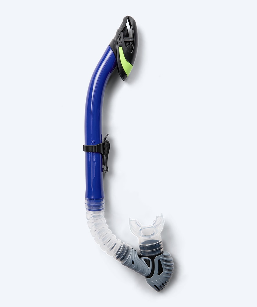 Watery snorkel til voksne (fra 15 år) - Leach Pro - Blå/gul