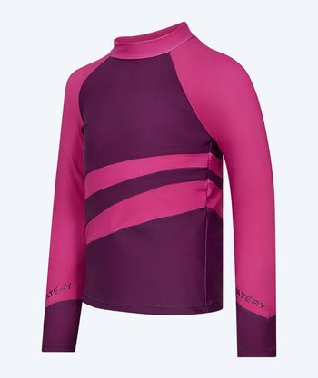 Watery UV-trøye til barn - Manami Langermet Rashguard - Lilla