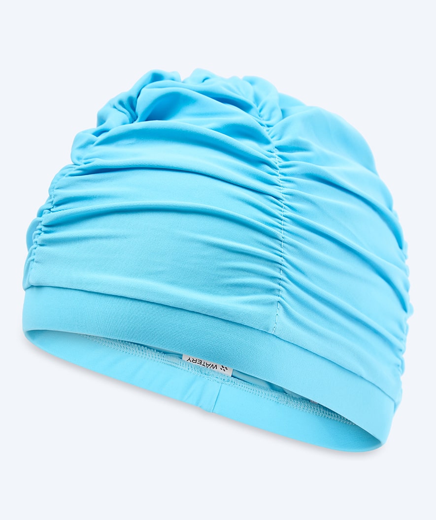 Watery badehette med draperinger - Maxwell - Lake Blue