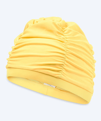 Watery badehette med draperinger - Maxwell - Gul