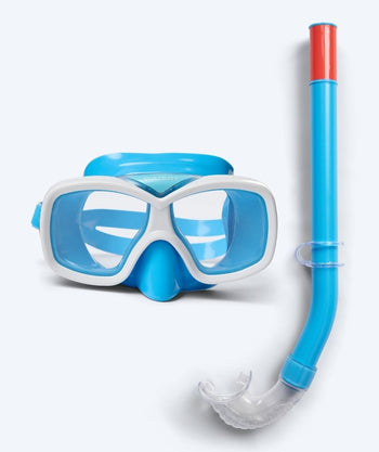 Watery Combo snorkelsett til junior (8-15) - Misu - Blå