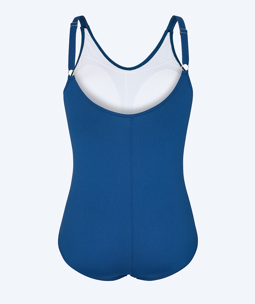 Watery badedrakt med innlegg til damer - Mystique Stripes - Mørkeblå