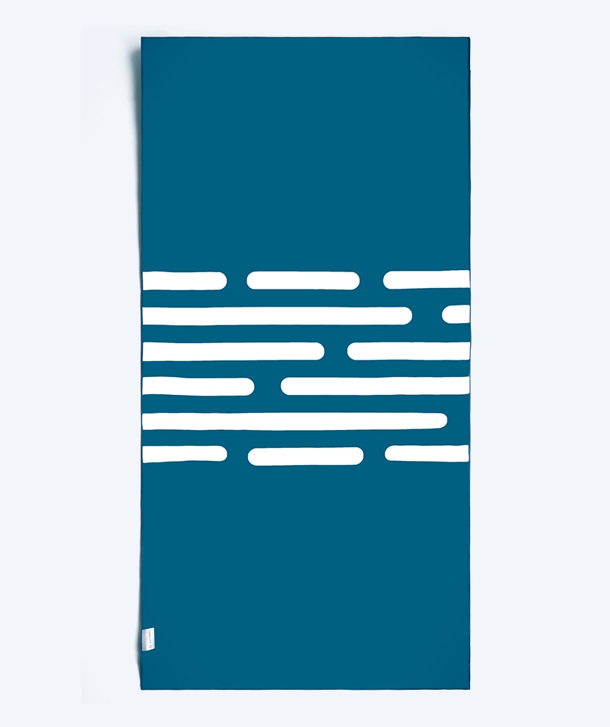 Watery microfiber håndkle (160 x 80 cm) - Eco Nebraska - Blå