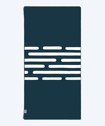 Watery microfiber håndkle (160 x 80 cm) - Eco Nebraska - Mørkeblå