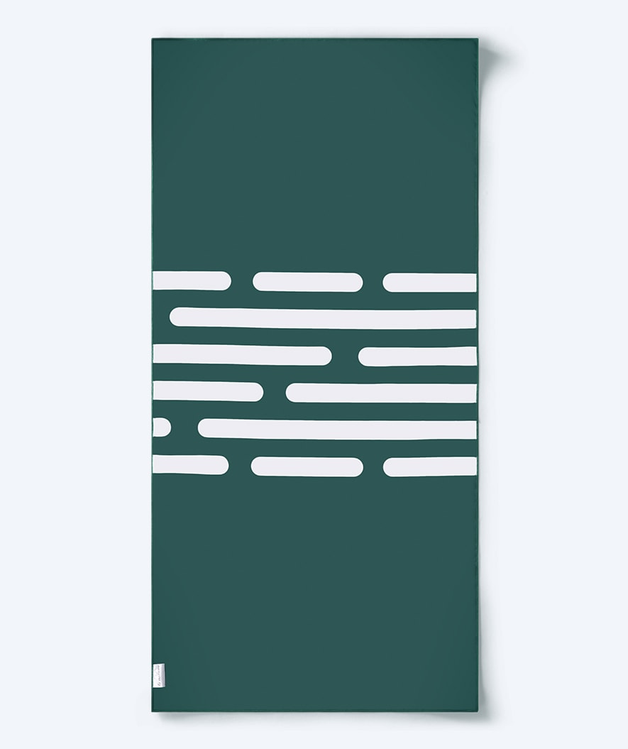 Watery microfiber håndkle (160 x 80 cm) - Eco Nebraska - Dust Grønn