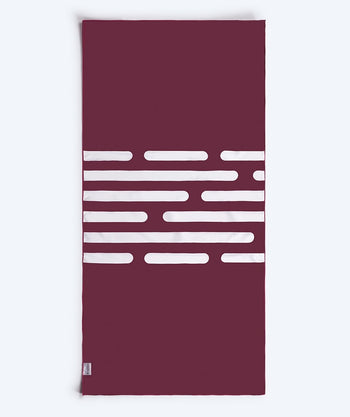 Watery microfiber håndkle (160 x 80 cm) - Eco Nebraska - Dust Rød