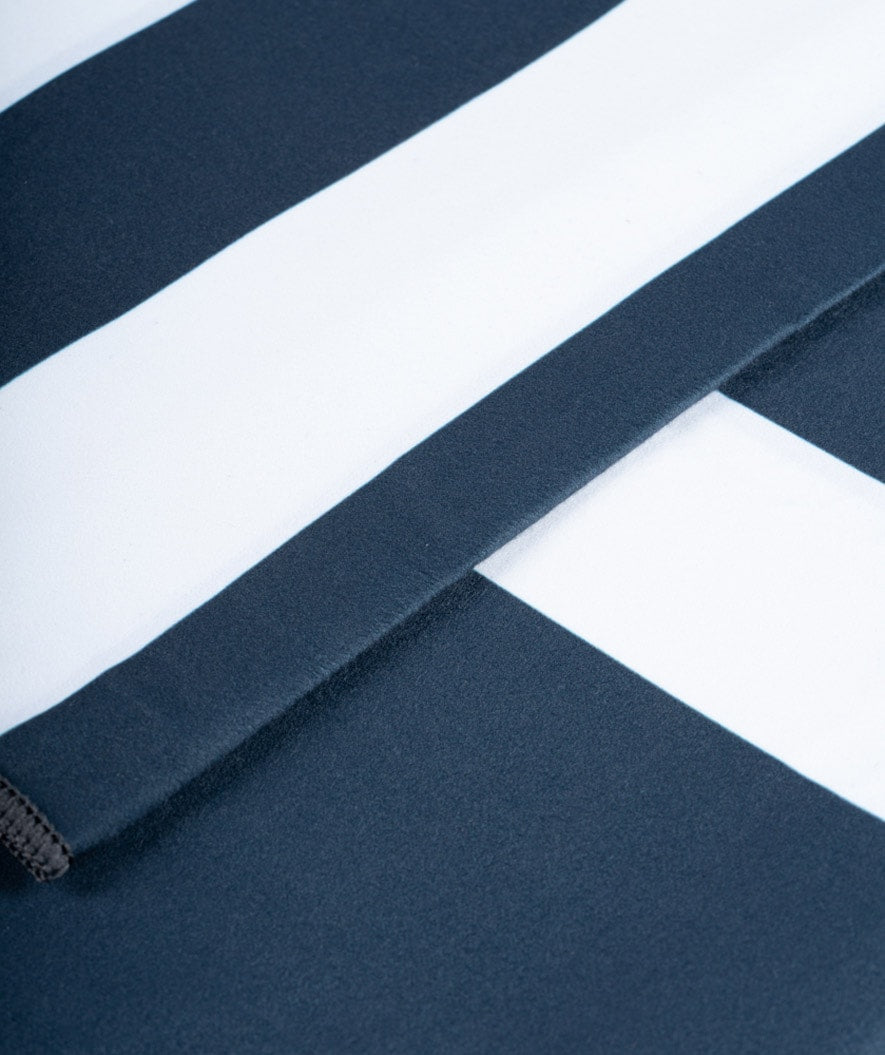 Watery microfiber håndkle (160 x 80 cm) - Eco Nebraska - Mørkeblå