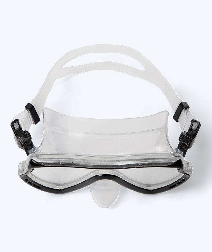 Watery dykkemaske til voksne (fra 15 år) - Nebula - Svart