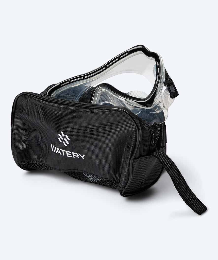 Watery dykkemaske til voksne (fra 15 år) - Nebula - Svart