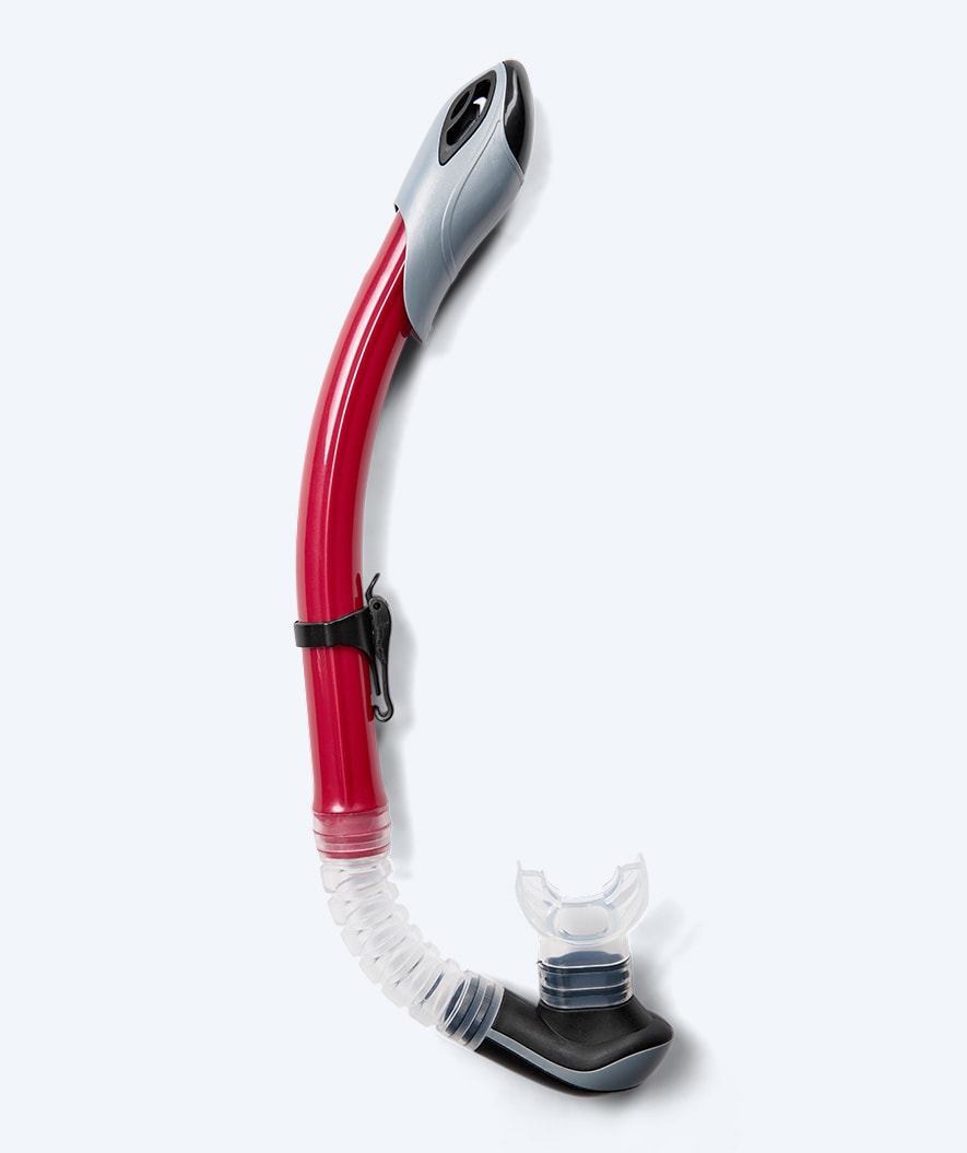 Watery snorkel til voksne (fra 15 år) - Nebula - Svart/rød