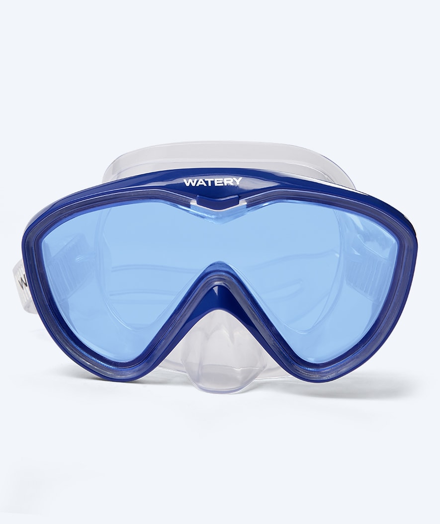 Watery dykkemaske til junior (8-15) - Nerina - Blå/blå
