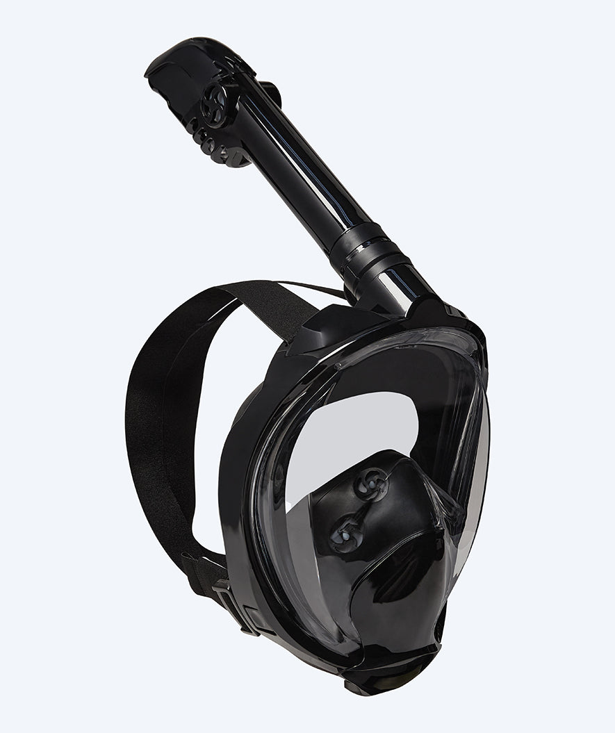 Watery full face dykkemaske til voksne - Ocean Pro - Svart