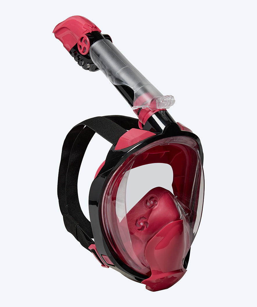Watery full face dykkemaske til voksne - Ocean Pro - Rød