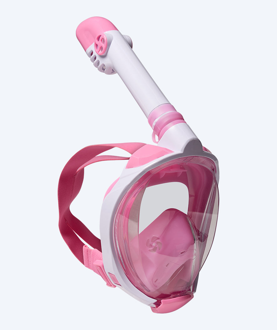 Watery full face dykkemaske til barn - Ocean Pro - Rosa