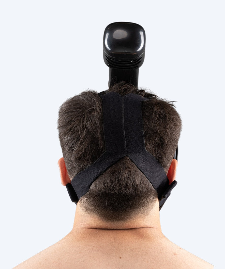 Watery full face snorkelmaske til voksne - Oxygen - Svart