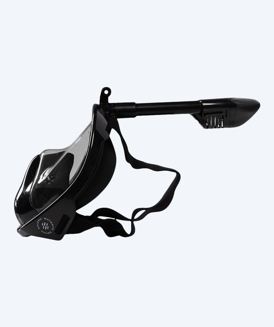 Watery full face snorkelmaske til barn - Oxygen - Svart