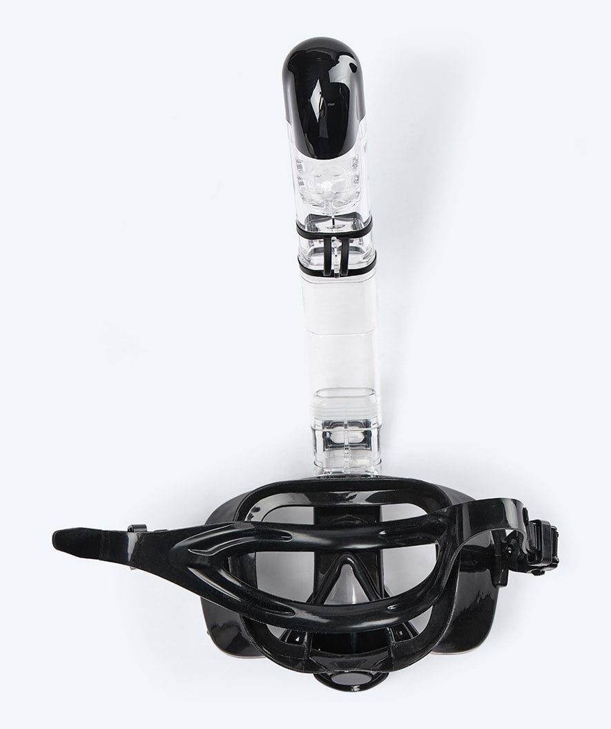 Watery full face snorkelmaske til barn - Pearl - Svart