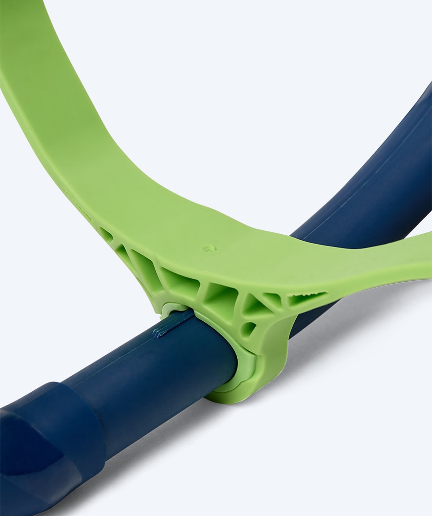 Watery centersnorkel til svømming - Phoenix Elite - Blå/grønn